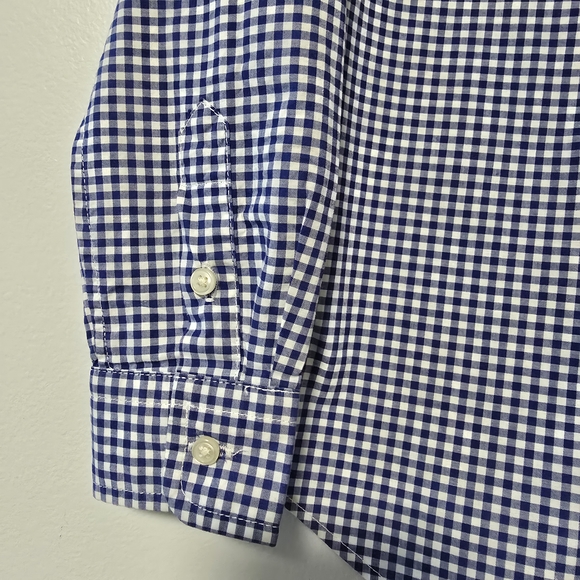 Polo by Ralph Lauren Boys' Size 7 Blue Checkered Cotton Shirt - Picture 5 of 12
